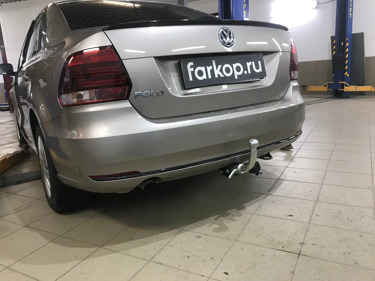 Фаркоп Лидер Плюс для Volkswagen Polo (седан) 2010-2020 V125-BA в Севастополь Фаркоп Лидер Плюс для Volkswagen Polo (седан) 2010-2020 V125-BA в Севастополь