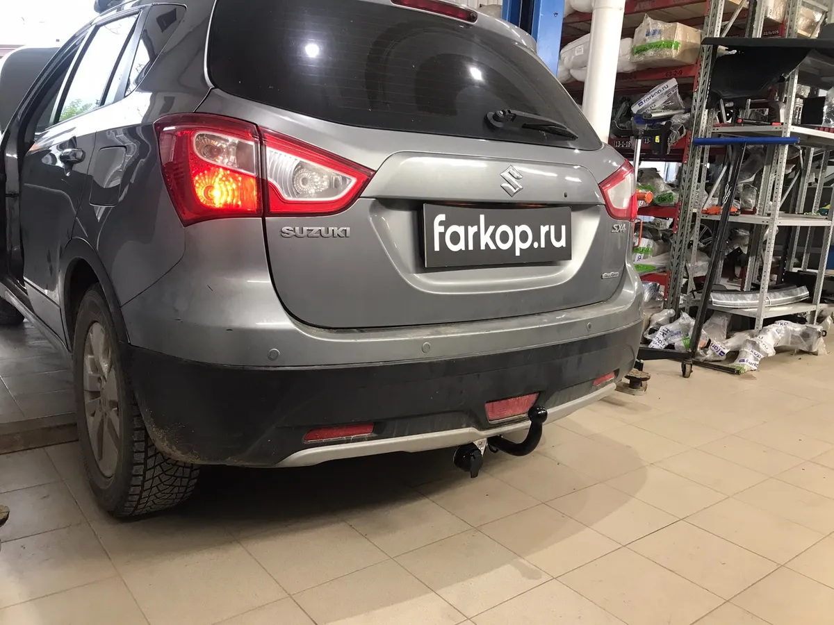 Фаркоп Лидер Плюс для Suzuki SX4 (S-cross) 2013- S405-A в Севастополь Фаркоп Лидер Плюс для Suzuki SX4 (S-cross) 2013- S405-A в Севастополь
