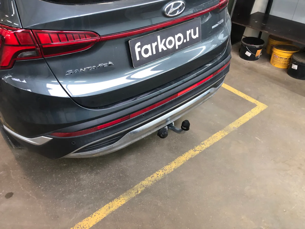 Фаркоп Galia для Hyundai Santa Fe 2020-2024 K050A в Севастополь Фаркоп Galia для Hyundai Santa Fe 2020-2024 K050A в Севастополь