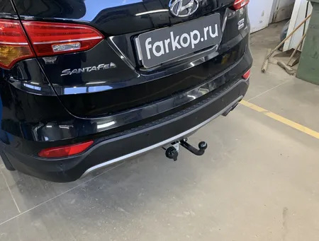 Фаркоп Лидер Плюс для Hyundai Santa Fe 2012-2018, (вкл.Grand) H224-A в Севастополь