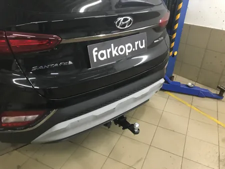 Фаркоп Лидер Плюс для Hyundai Santa Fe 2018-2022 Арт. H230-E H230-E в Севастополь