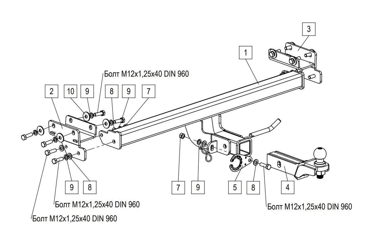 Фаркоп TowRus для Tenet T4L 2026- 269086 в Севастополь Фаркоп TowRus для Tenet T4L 2026- 269086 в Севастополь