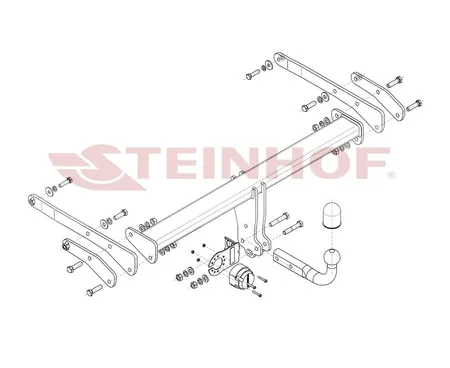 Фаркоп Steinhof для Audi Q5 2026- A-111 в Севастополь Фаркоп Steinhof для Audi Q5 2026- A-111 в Севастополь