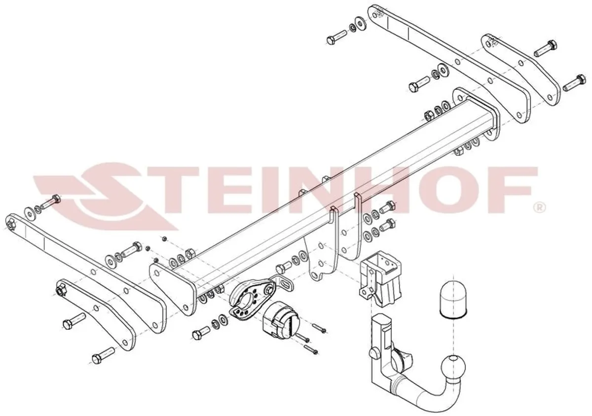 Фаркоп Steinhof для Audi Q5 2026- A-112 в Севастополь Фаркоп Steinhof для Audi Q5 2026- A-112 в Севастополь