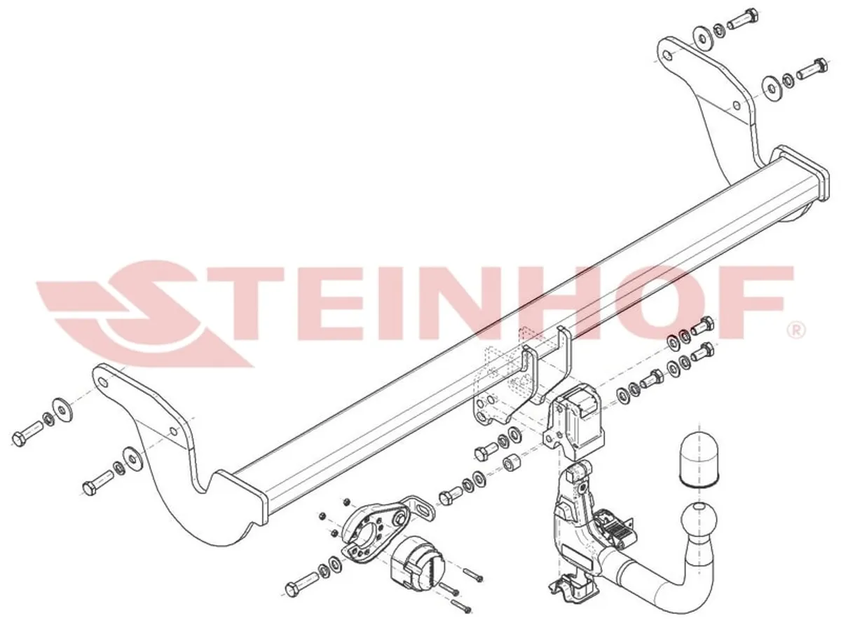 Фаркоп Steinhof для Lexus RX 2022- Арт. L-176 L-176 в Севастополь