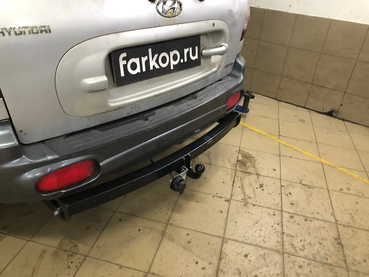 Фаркоп Лидер Плюс для Hyundai Santa Fe 2001-2006 H205-A в Севастополь Фаркоп Лидер Плюс для Hyundai Santa Fe 2001-2006 H205-A в Севастополь