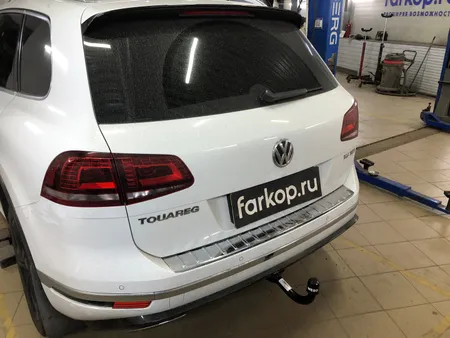 Фаркоп Oris для Volkswagen Touareg 2010-2018, кроме R-Line 3555-D2 в Севастополь